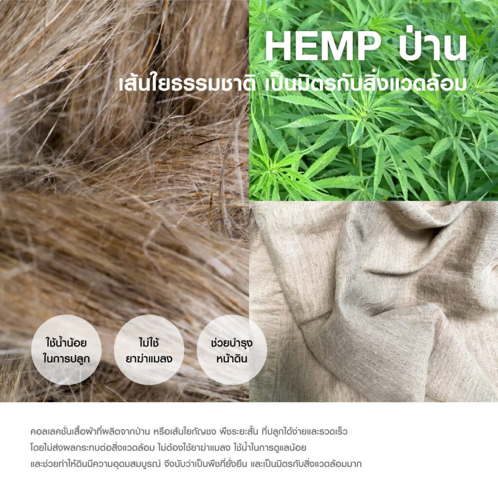 มูจิ ประเทศไทย ต่อยอดแนวคิดความยั่งยืนสู่สินค้าแฟชั่น ชูวัสดุ เส้นใยกัญชง เส้นใยถักทอความยั่งยืน เป็นผ้าทางเลือกใหม่สำหรับเสื้อผ้า MUJI