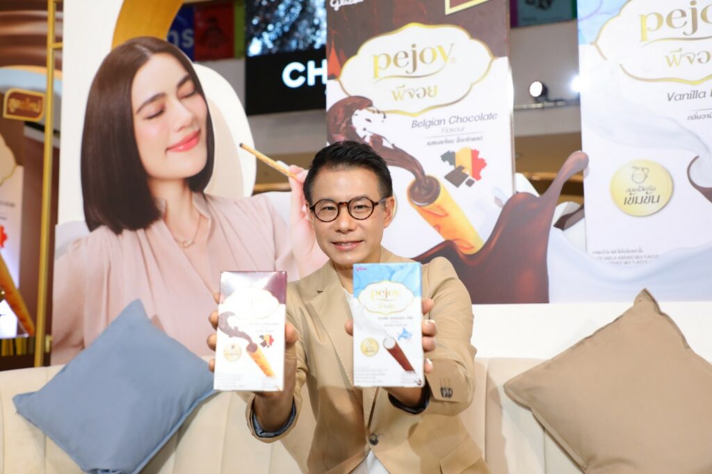 ไทยกูลิโกะเปิดตัว “Pejoy” 2 รสชาติใหม่แบบพรีเมียม พร้อมพรีเซนเตอร์ใหม่ จับตาการฟื้นตัวของตลาดบิสกิต